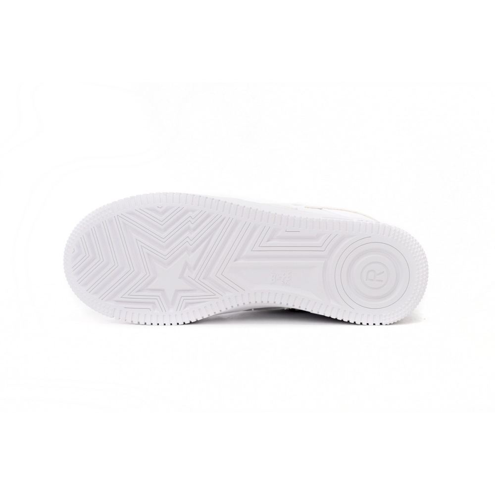A Bathing Ape Bape Sta Low White