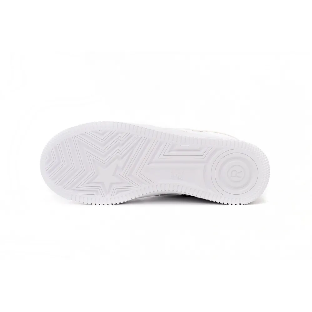 A Bathing Ape Bape Sta Low White