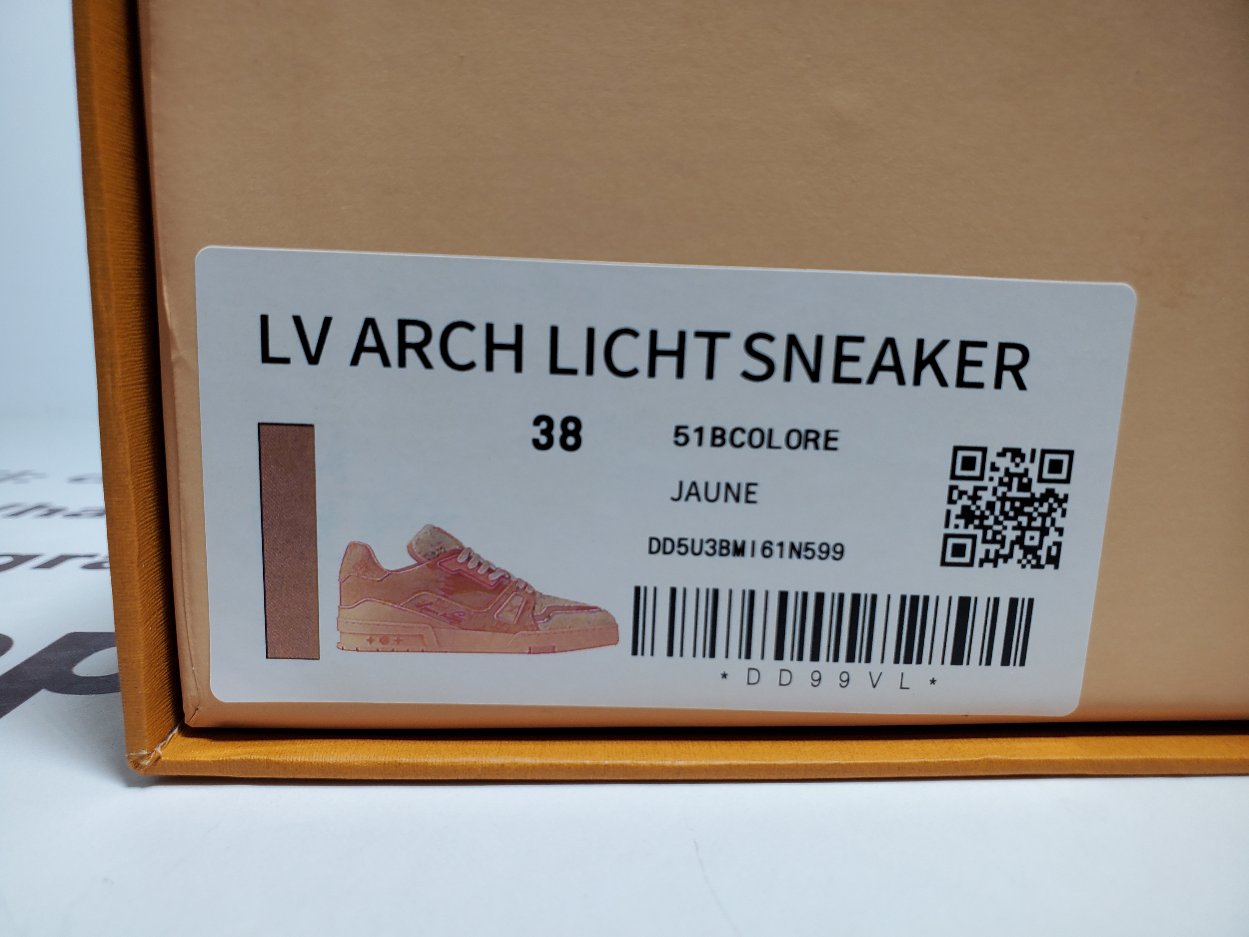 LOUIS VUITTON Trainer Orange 1ACVN7