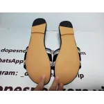 CHRISTIAN DIOR DWAY NAVY BLUE FABRIC SLIDES