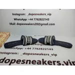 CHRISTIAN DIOR DWAY NAVY BLUE FABRIC SLIDES