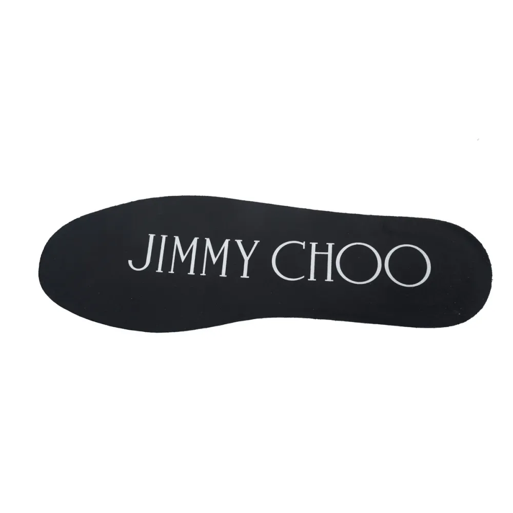 Jimmy Choo Palma Maxi Black and Latte Canvas Platform Trainers PALMAMAXIFCYE013921
