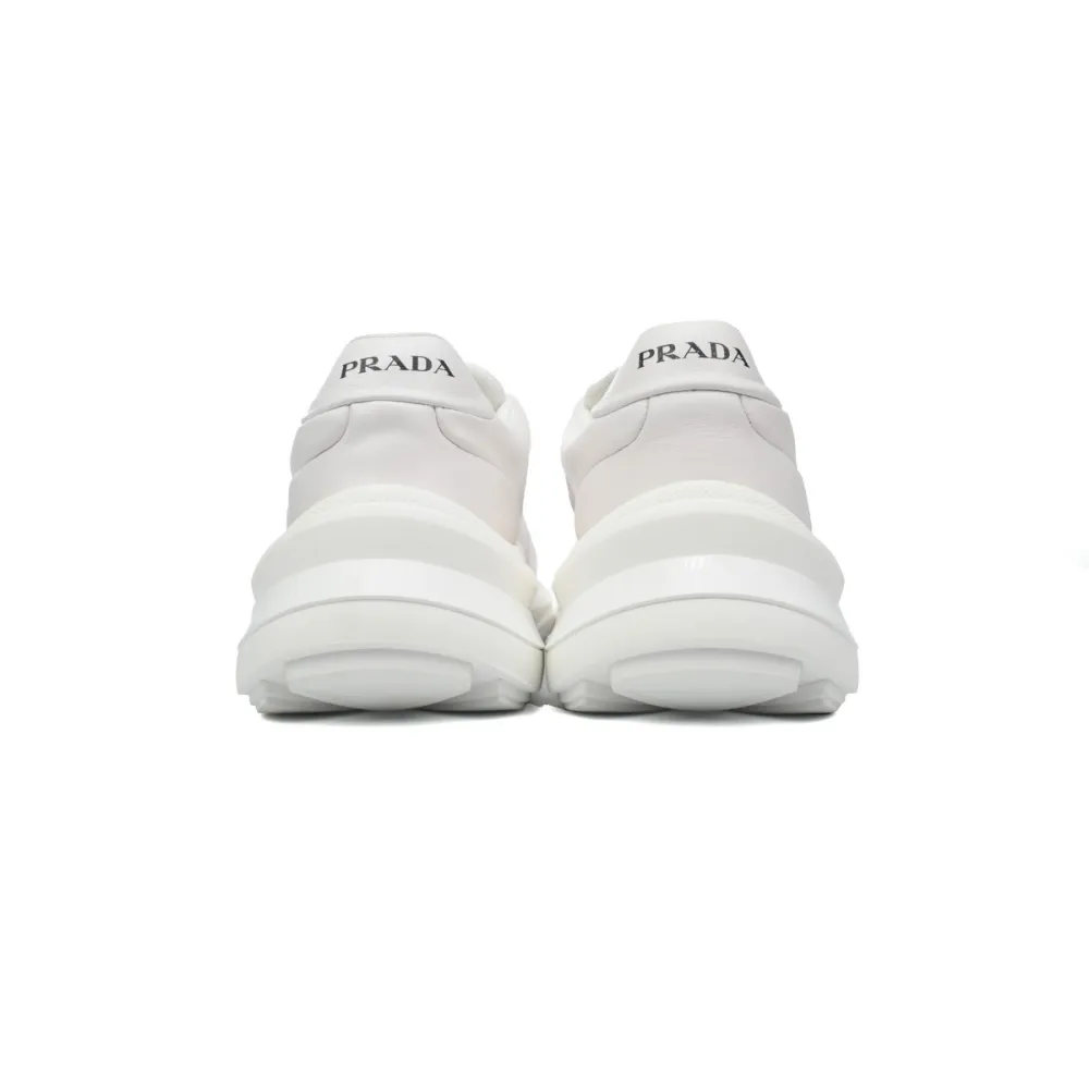 Prada Low Top Loafers White