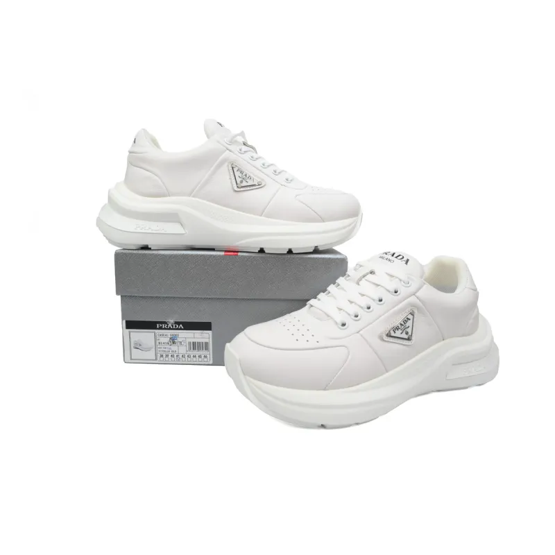Prada Low Top Loafers White