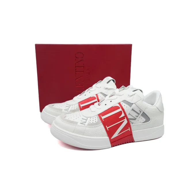 Valentino Garavani VL7N Low Sneakers White Red