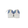 Women's Jimmy Choo Palma Maxi Blue Canvas Platform Trainers