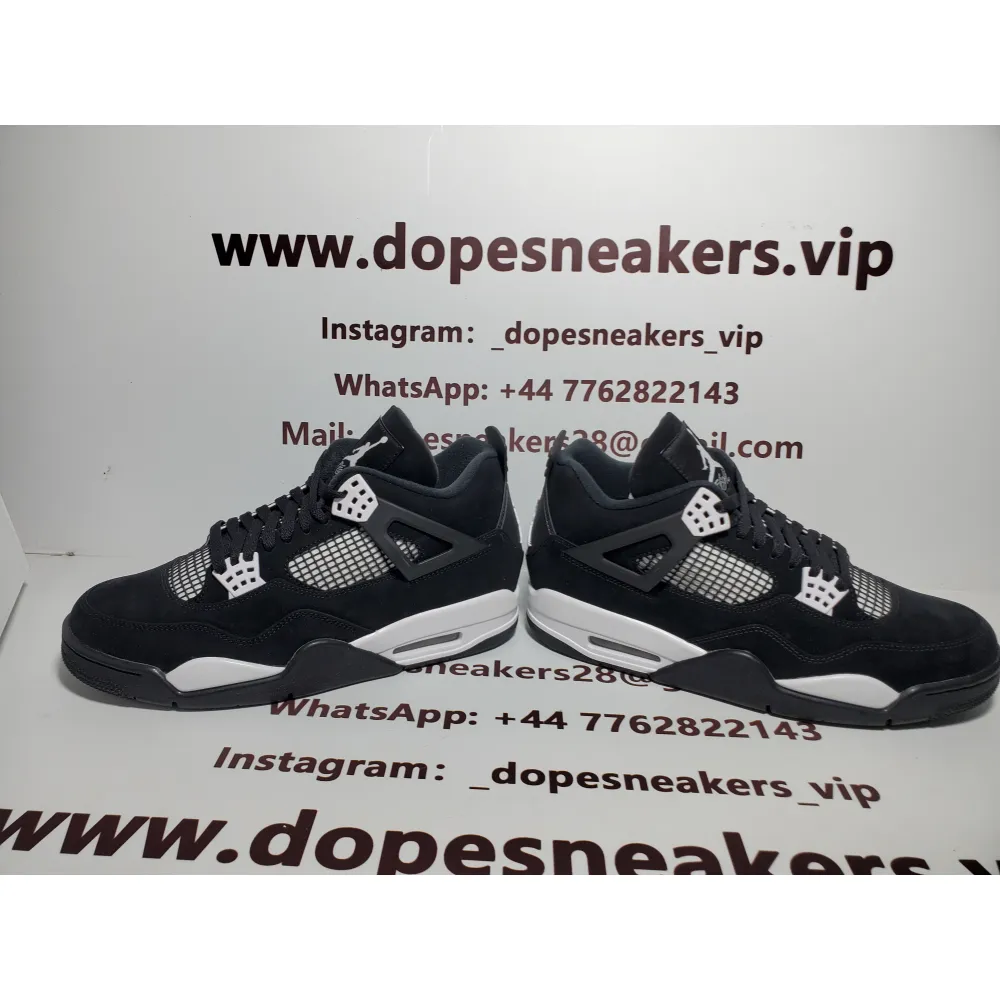 Air Jordan 4 Retro White Thunder FQ8138-001