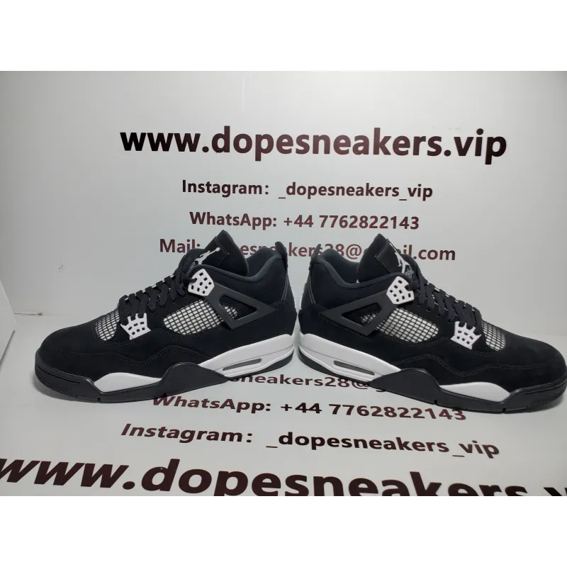 Air Jordan 4 Retro White Thunder FQ8138-001
