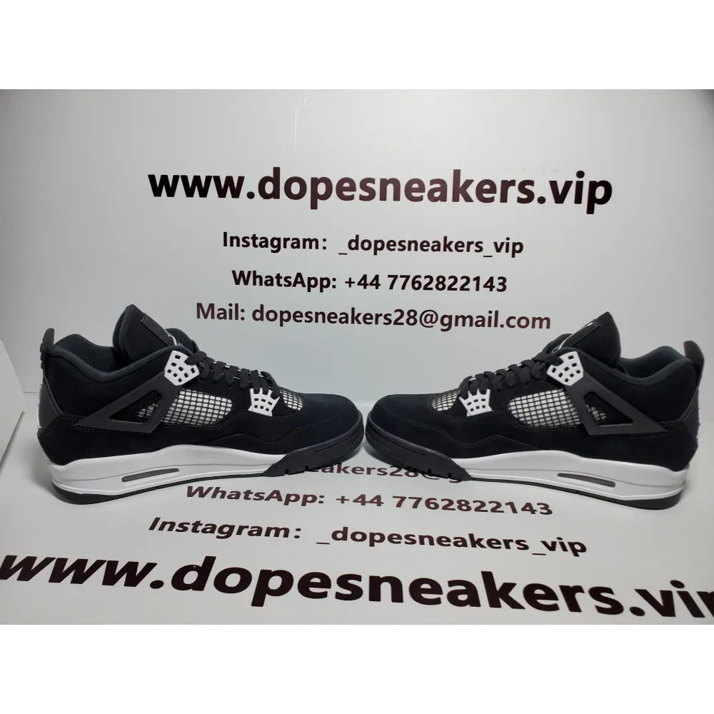 Air Jordan 4 Retro White Thunder FQ8138-001