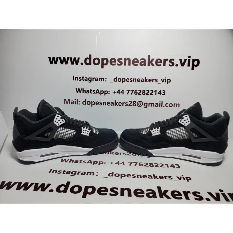 Air Jordan 4 Retro White Thunder FQ8138-001