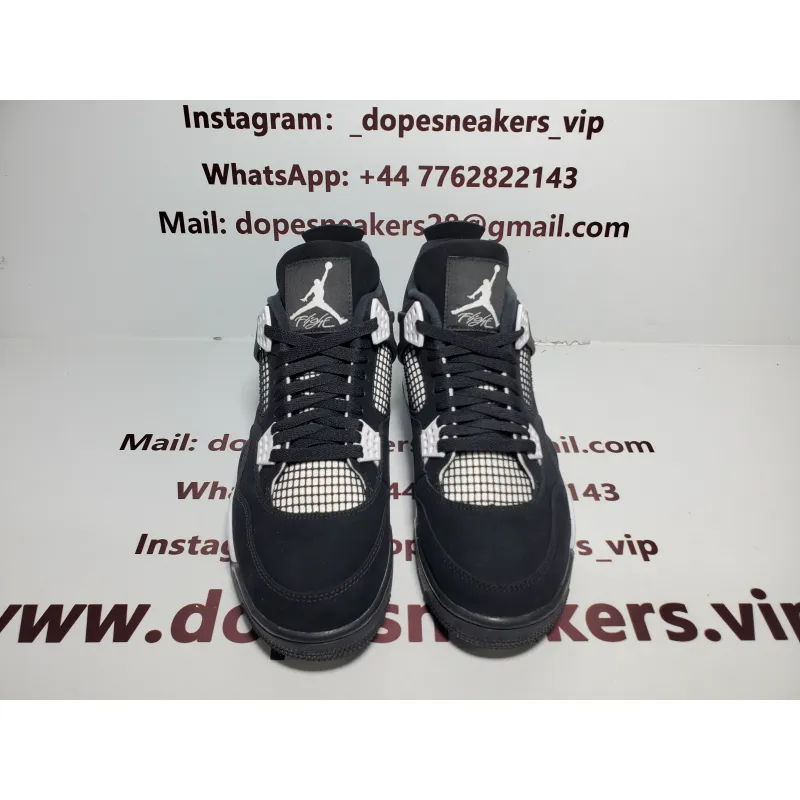 Air Jordan 4 Retro White Thunder FQ8138-001