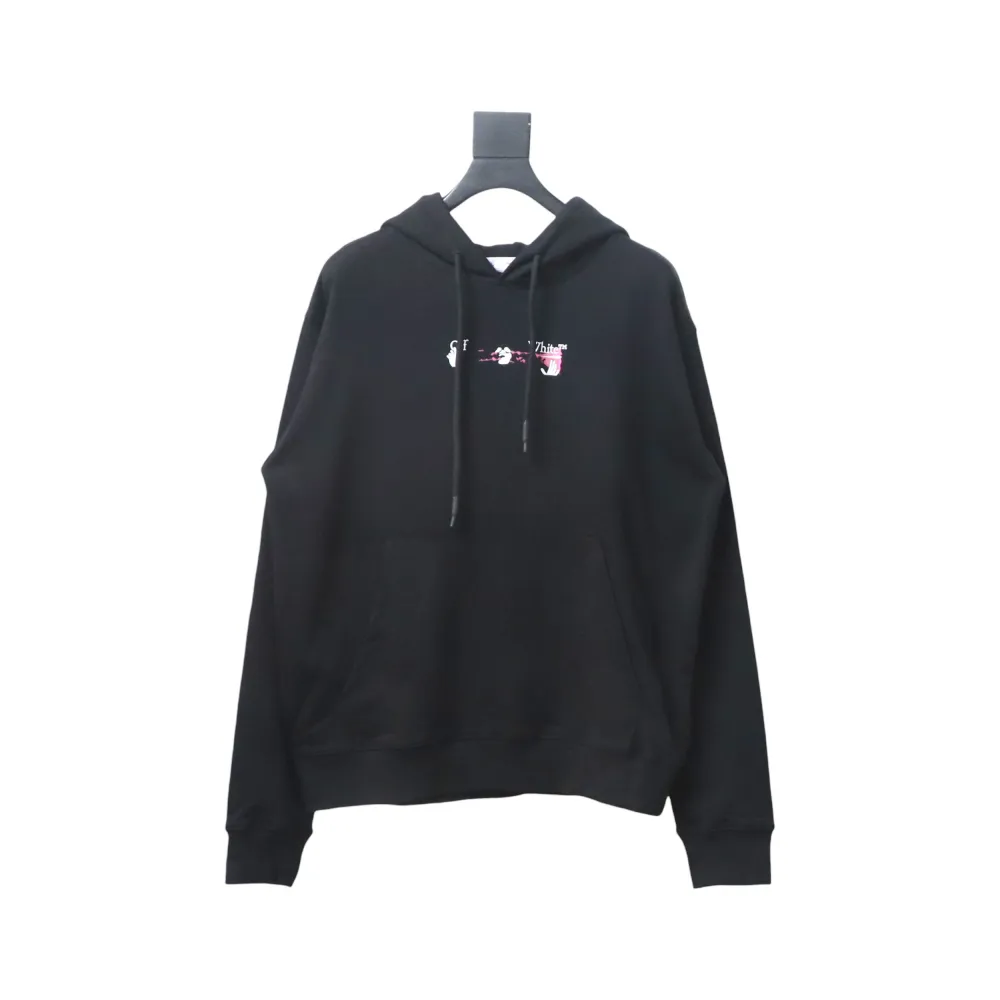 Off-white acrylic arrow hoodie