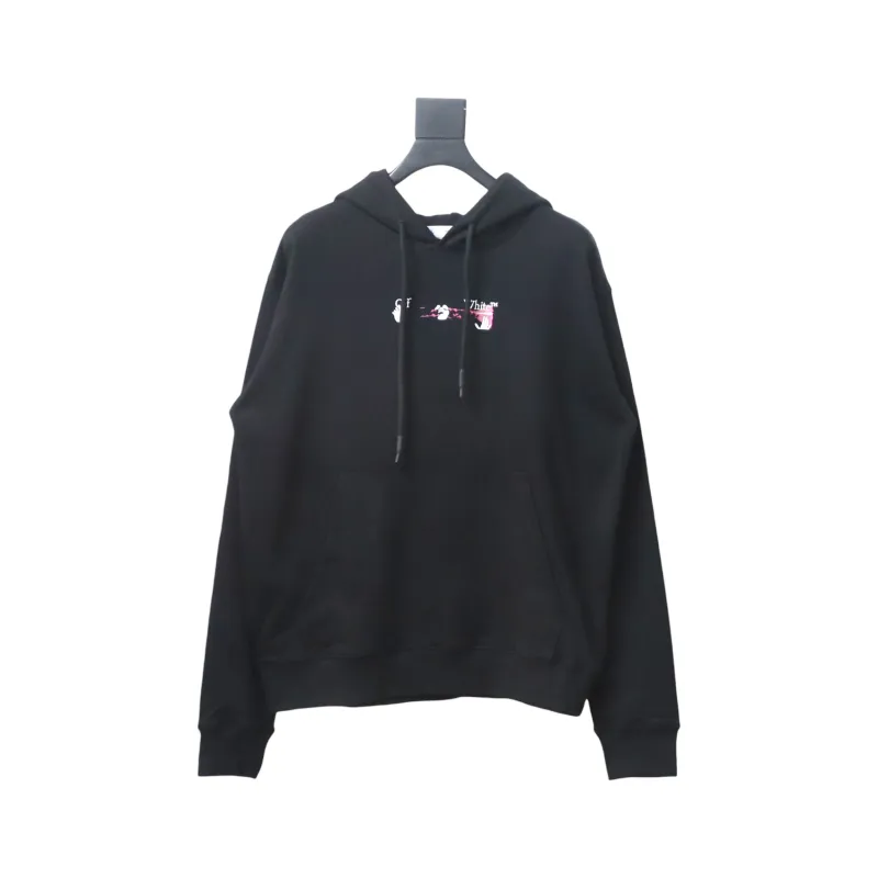 Off-white acrylic arrow hoodie