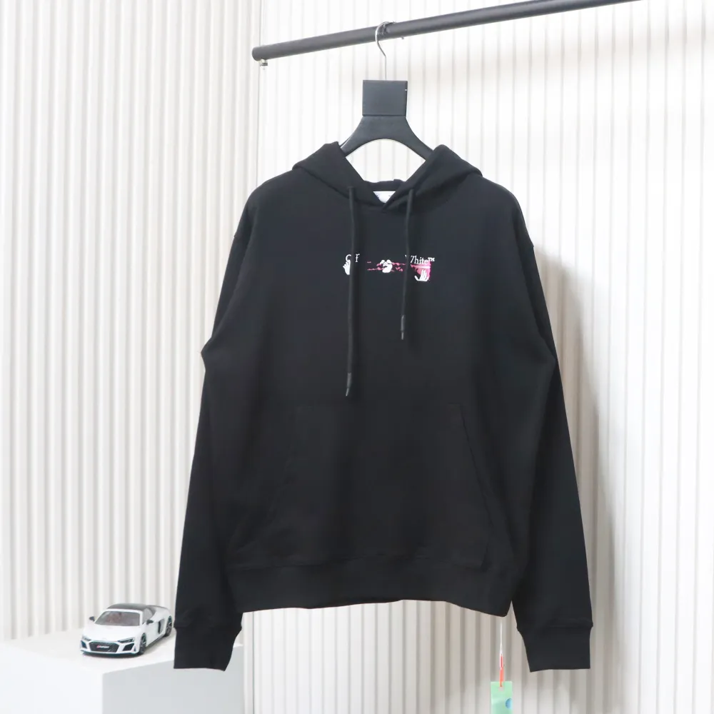 Off-white acrylic arrow hoodie