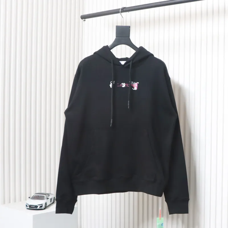 Off-white acrylic arrow hoodie