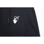 Off-white Caravaggio black and white religious hoodie