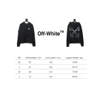 Off-white Caravaggio black and white religious hoodie