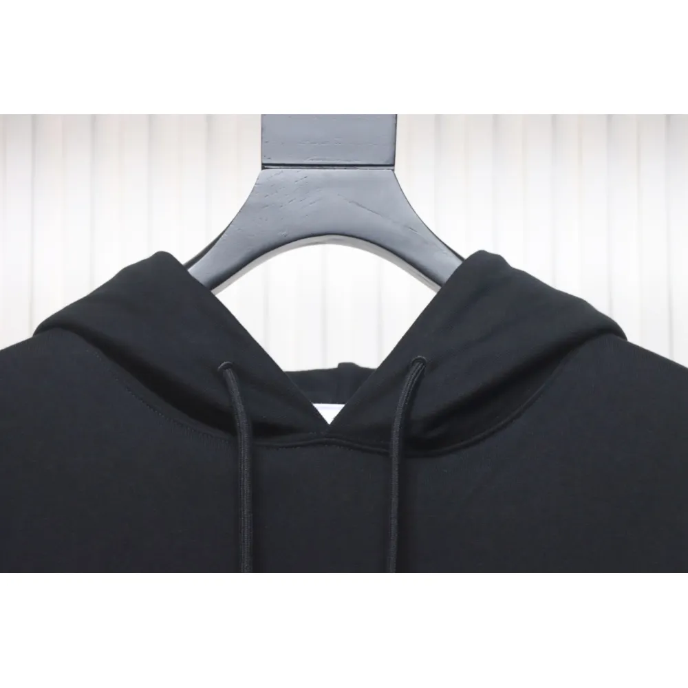 Off-white Caravaggio black and white religious hoodie