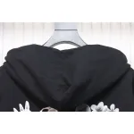 Off-white Ink-splashed arrow twill oil painting graffiti hoodie