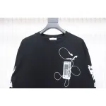 Off-white Ink-splashed arrow twill oil painting graffiti sweatshirt