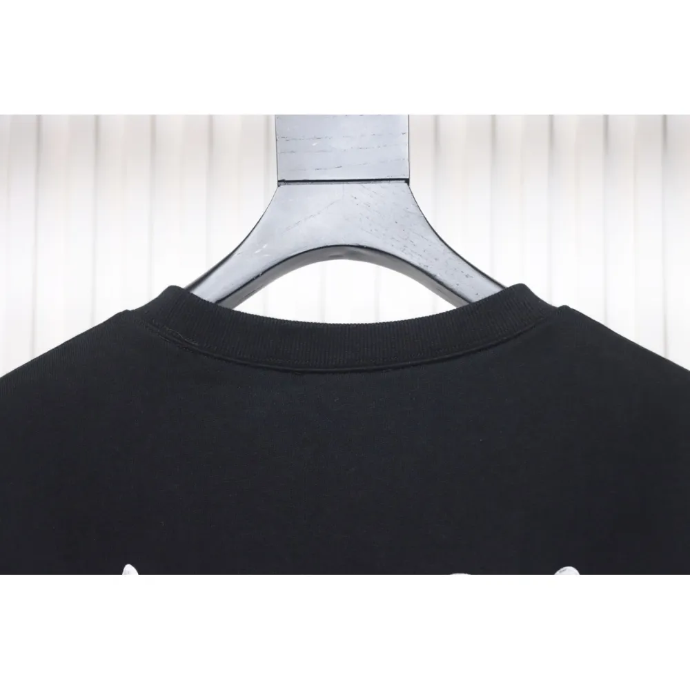 Off-white Ink-splashed arrow twill oil painting graffiti sweatshirt