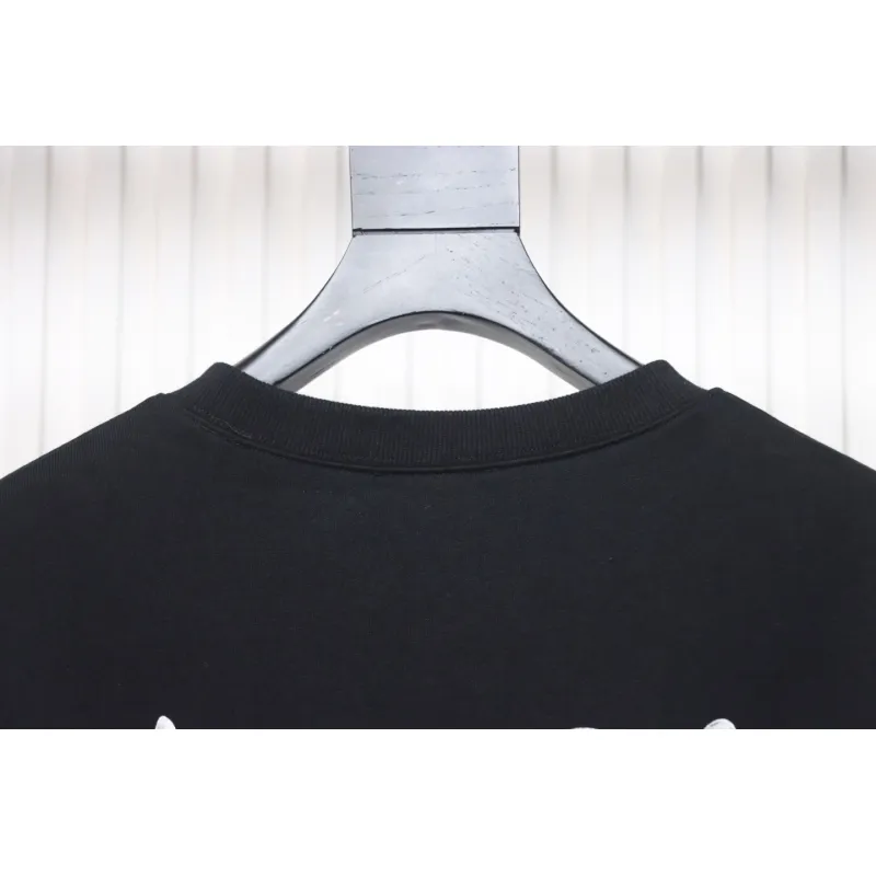 Off-white Ink-splashed arrow twill oil painting graffiti sweatshirt