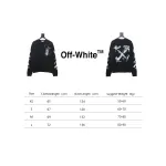 Off-white Ink-splashed arrow twill oil painting graffiti sweatshirt