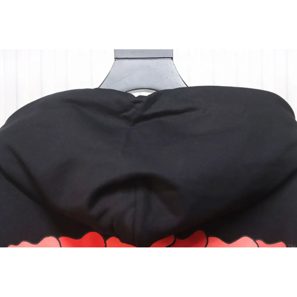 Off-white Red and Gray Melted Arrow Hoodie