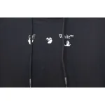 Off-white Red and Gray Melted Arrow Hoodie