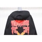 Off-white Red and Gray Melted Arrow Hoodie