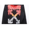 Off-white Red and Gray Melted Arrow Hoodie