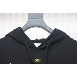 Off-white religious Madonna print hoodie yellow