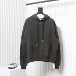 Off-white Washed old man print hoodie