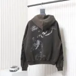 Off-white Washed old man print hoodie