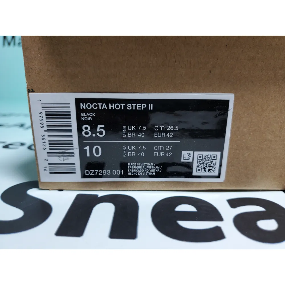 Nike Hot Step 2 Drake NOCTA Black DZ7293-001