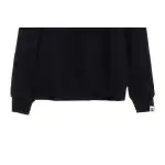 BAPE Ape Head Logo Print Hoodie Black