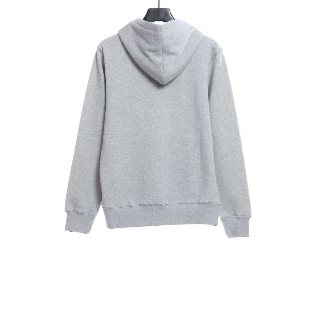 BAPE Ape Head Logo Print Hoodie Grey