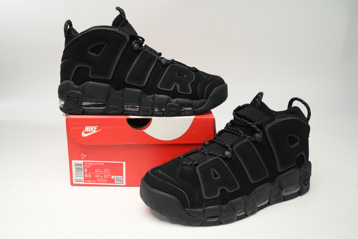 Nike Air More Uptempo All Black 414962-004