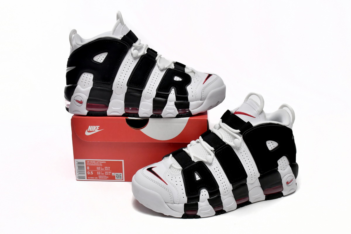 Nike Air More Uptempo Black and White Panda 414962-105