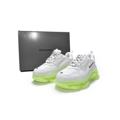 Balenciaga Triple S White Green 544351 W0901 9010 02