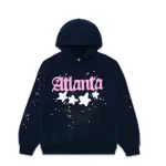 Sp5der Atlanta Hoodie Navy