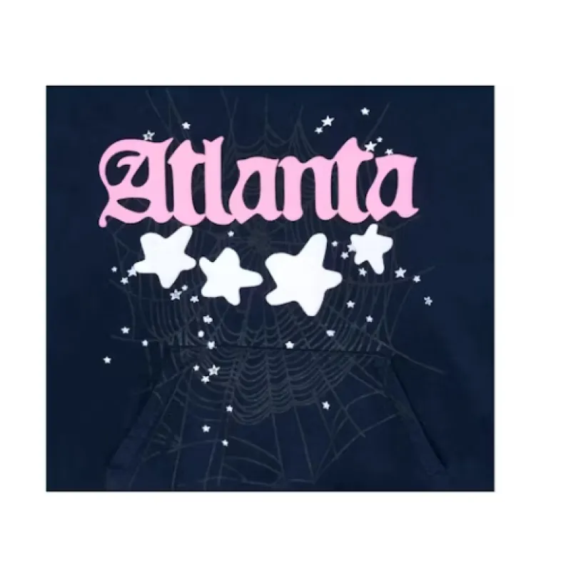 Sp5der Atlanta Hoodie Navy