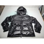 Moncler  Maya Lacquered Down Jacket Black