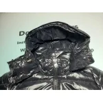 Moncler  Maya Lacquered Down Jacket Black