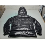 Moncler  Maya Lacquered Down Jacket Black