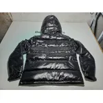 Moncler  Maya Lacquered Down Jacket Black