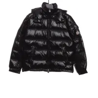 Moncler  Maya Lacquered Down Jacket Black