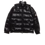 Moncler  Maya Lacquered Down Jacket Black
