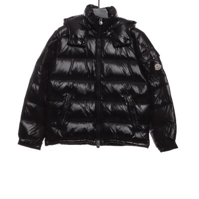 Moncler  Maya Lacquered Down Jacket Black 01