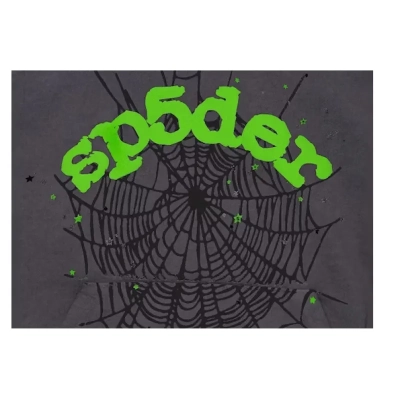 Sp5der Wait Web Hoodie Slate Grey 02